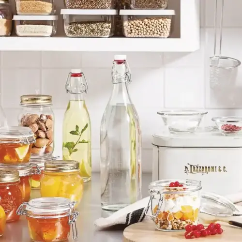 Cách sử dụng chai, hũ thủy tinh mới hiệu quả