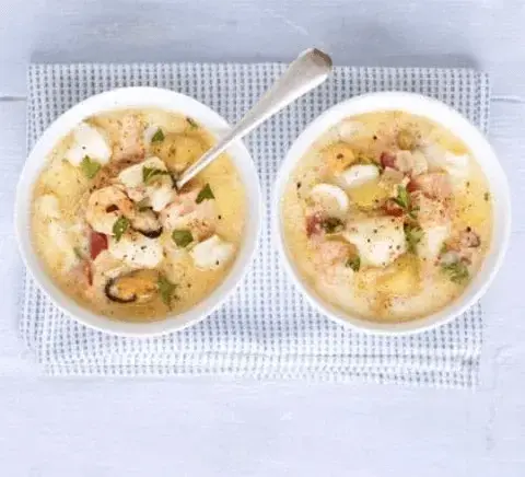 Súp Hải Sản Kiểu Mỹ