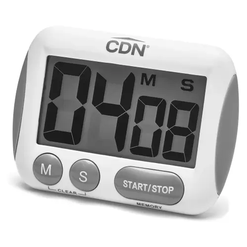 Đồng Hồ Hẹn Giờ Nấu Ăn Điện Tử CDN (Mỹ) Đếm Thời Gian 100 Phút, Màn Hình Extra Digital